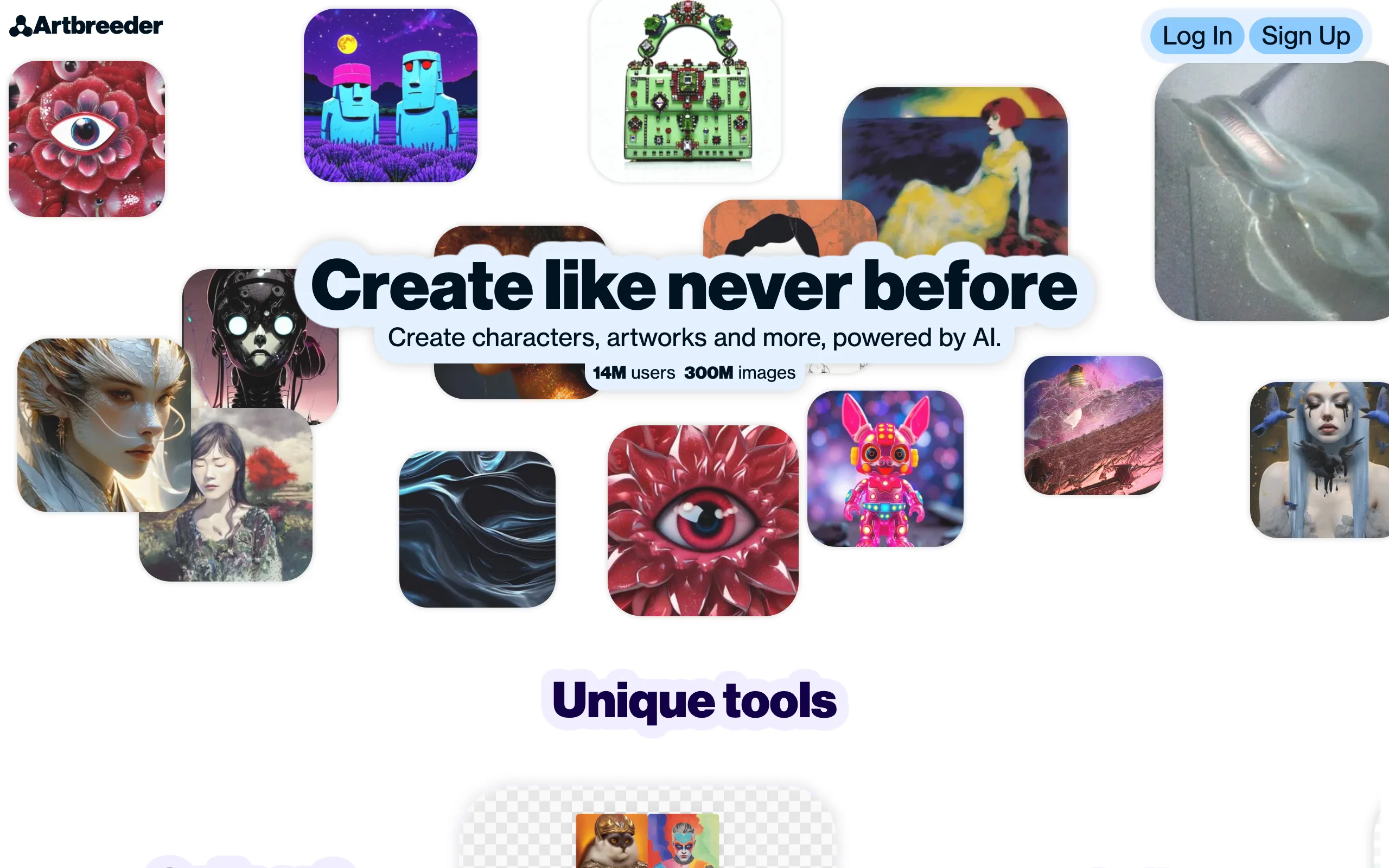 AI Art Generator with Artbreeder