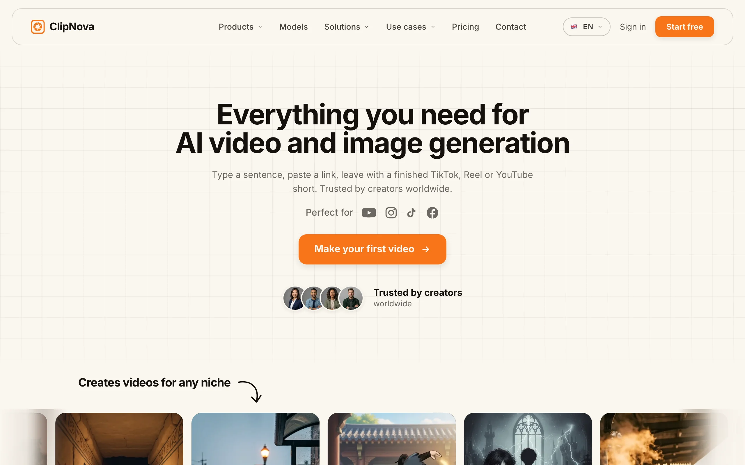 AI Art Generator with ClipNova