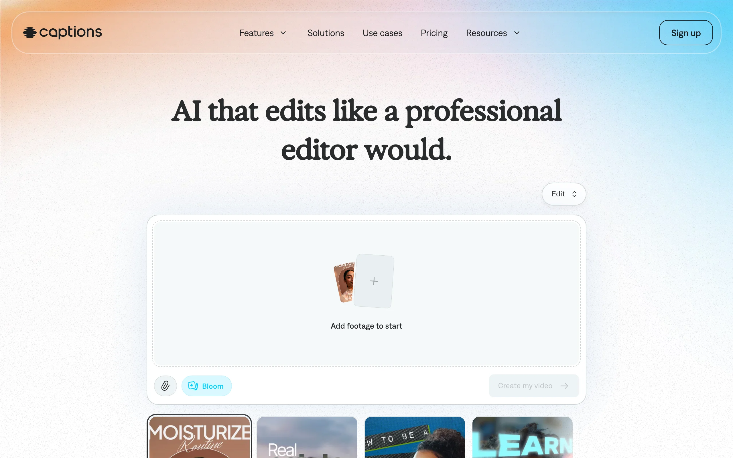 AI Caption Generator for Video with Captions