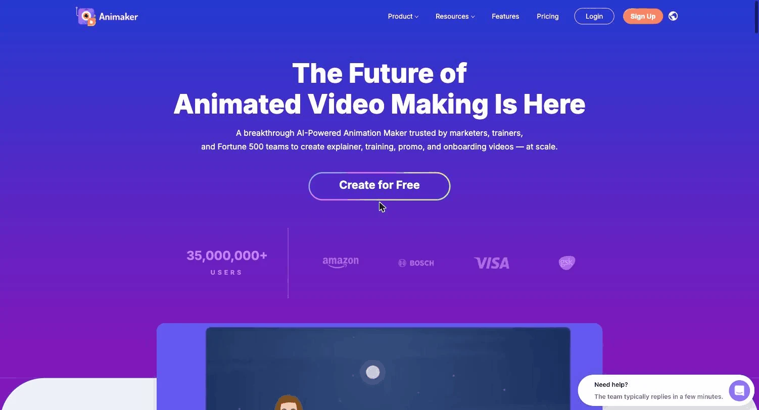 AI Cartoon Generator with Animaker