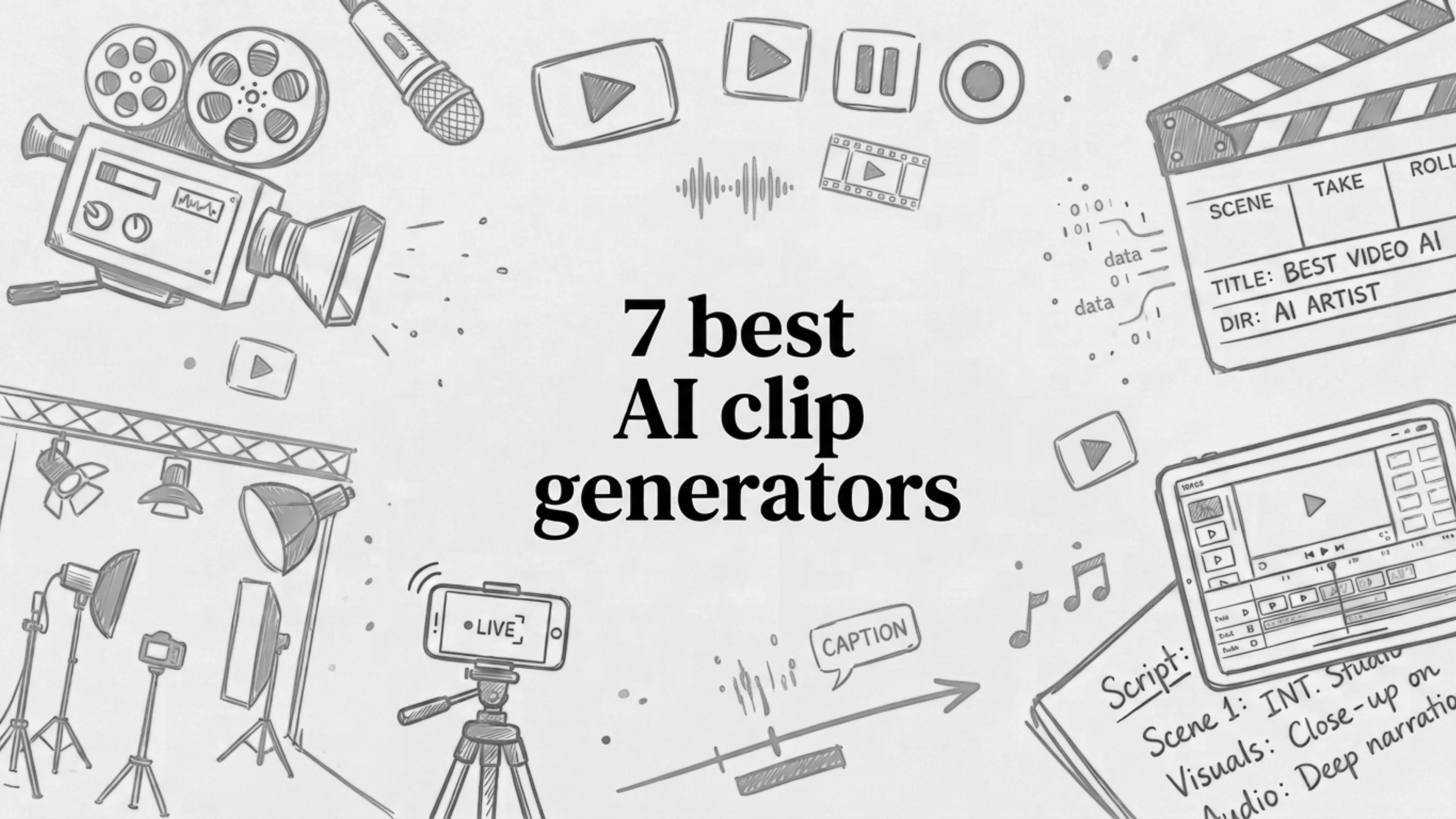 Picture of 7 best AI clip generators for creators in 2026 article