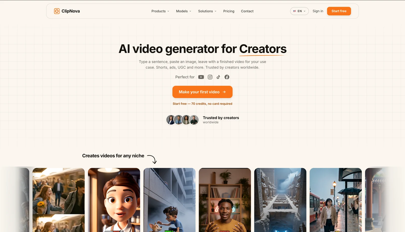 AI Explainer Video Generator with ClipNova