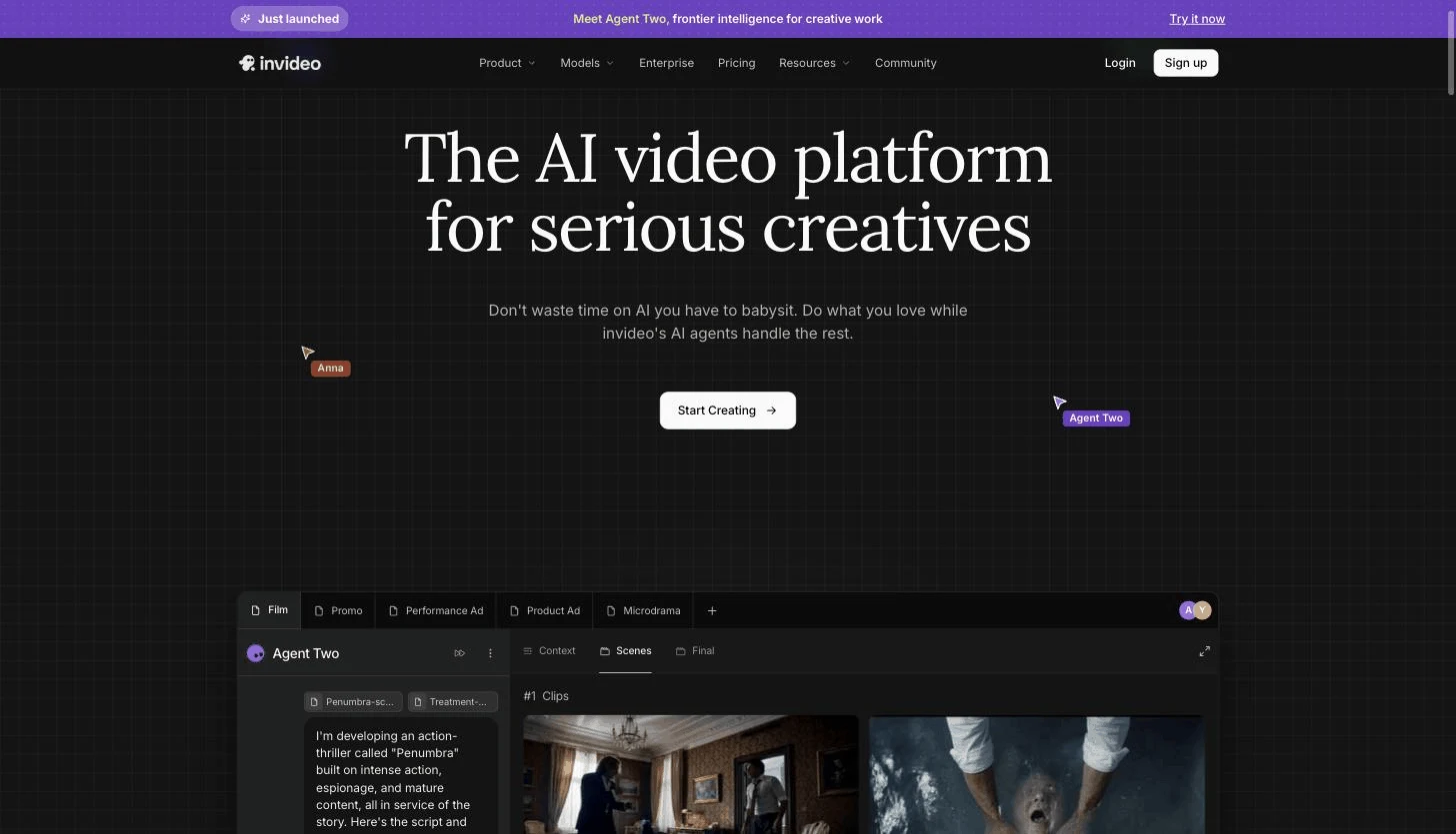 AI Explainer Video Generator with invideo AI