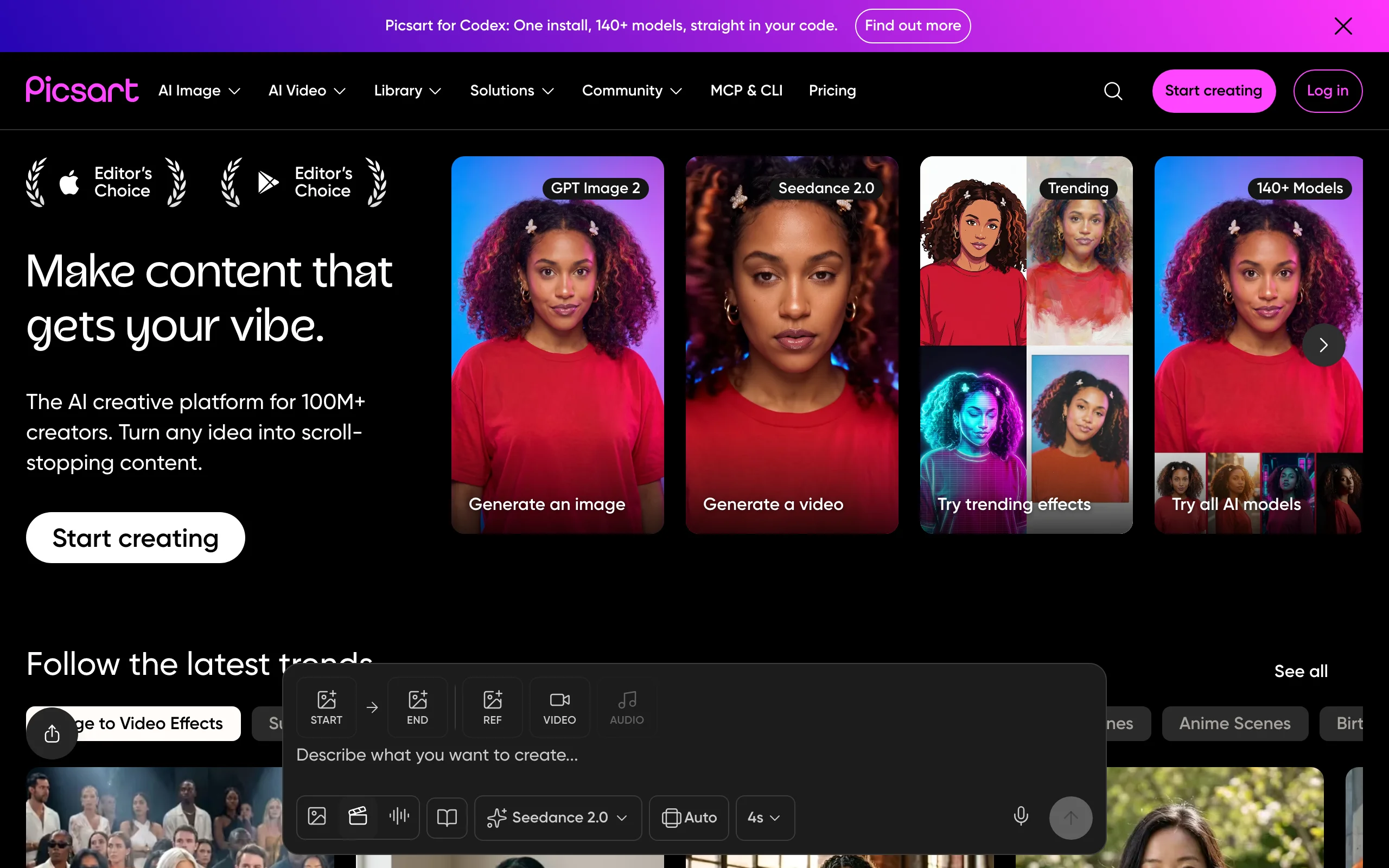 AI Image Combiner with Picsart