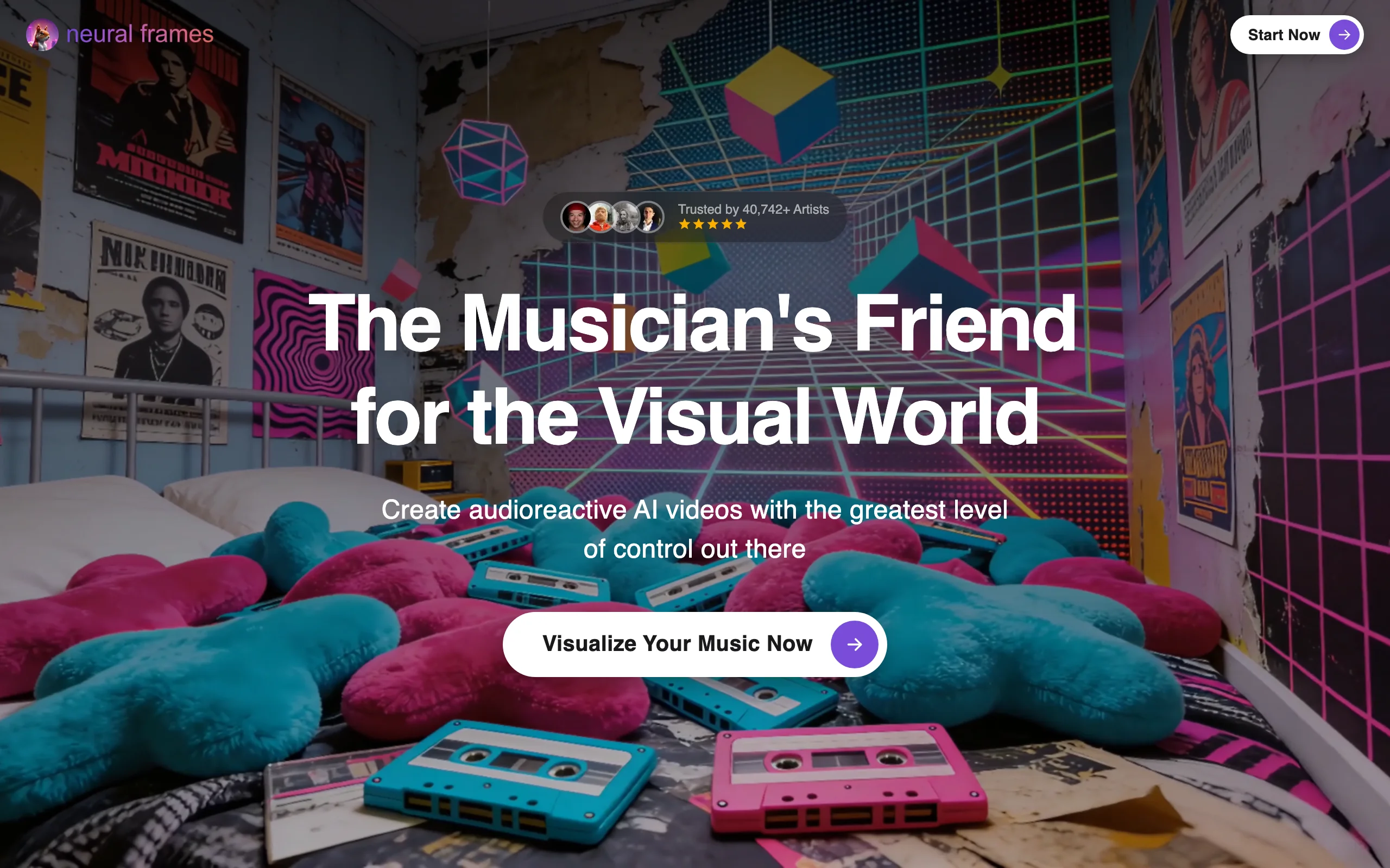 AI Music Video Generator with Neural Frames