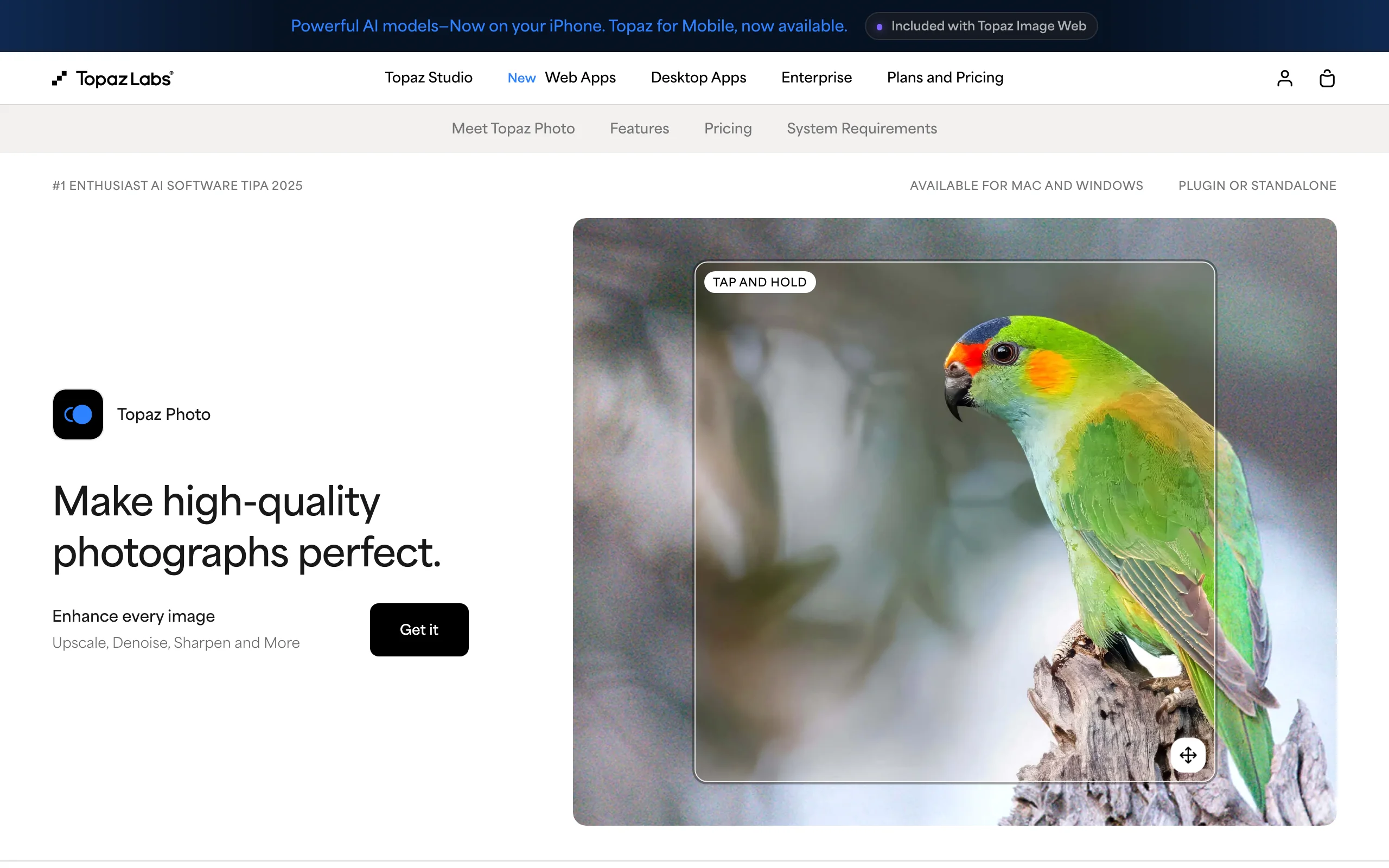 Best AI Photo Enhancer with Topaz Photo AI