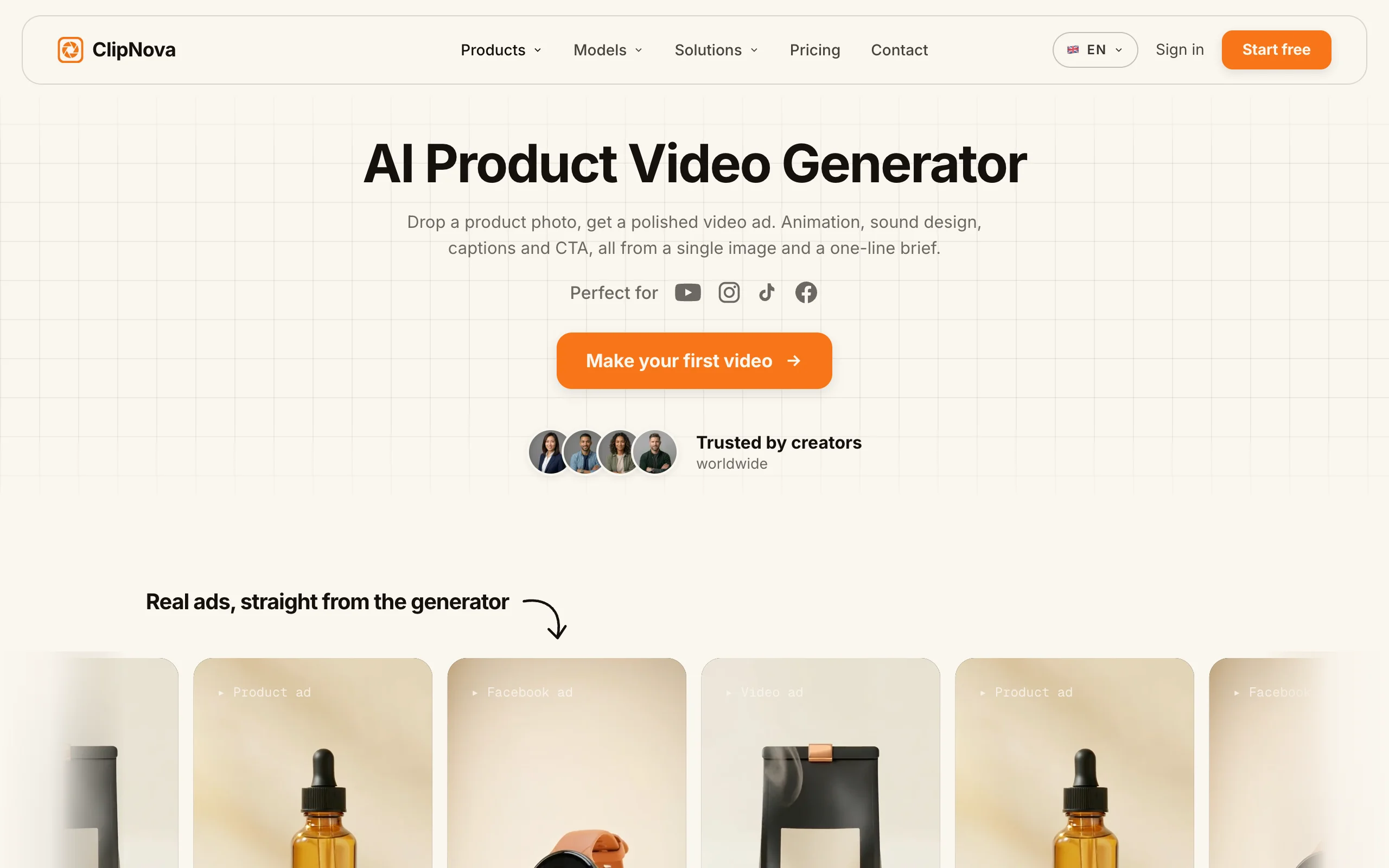 Best AI Product Demo Maker with ClipNova