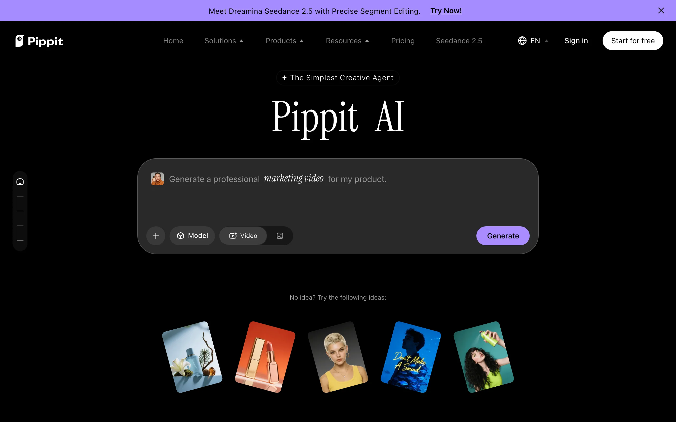 AI Product Video Generator with Pippit