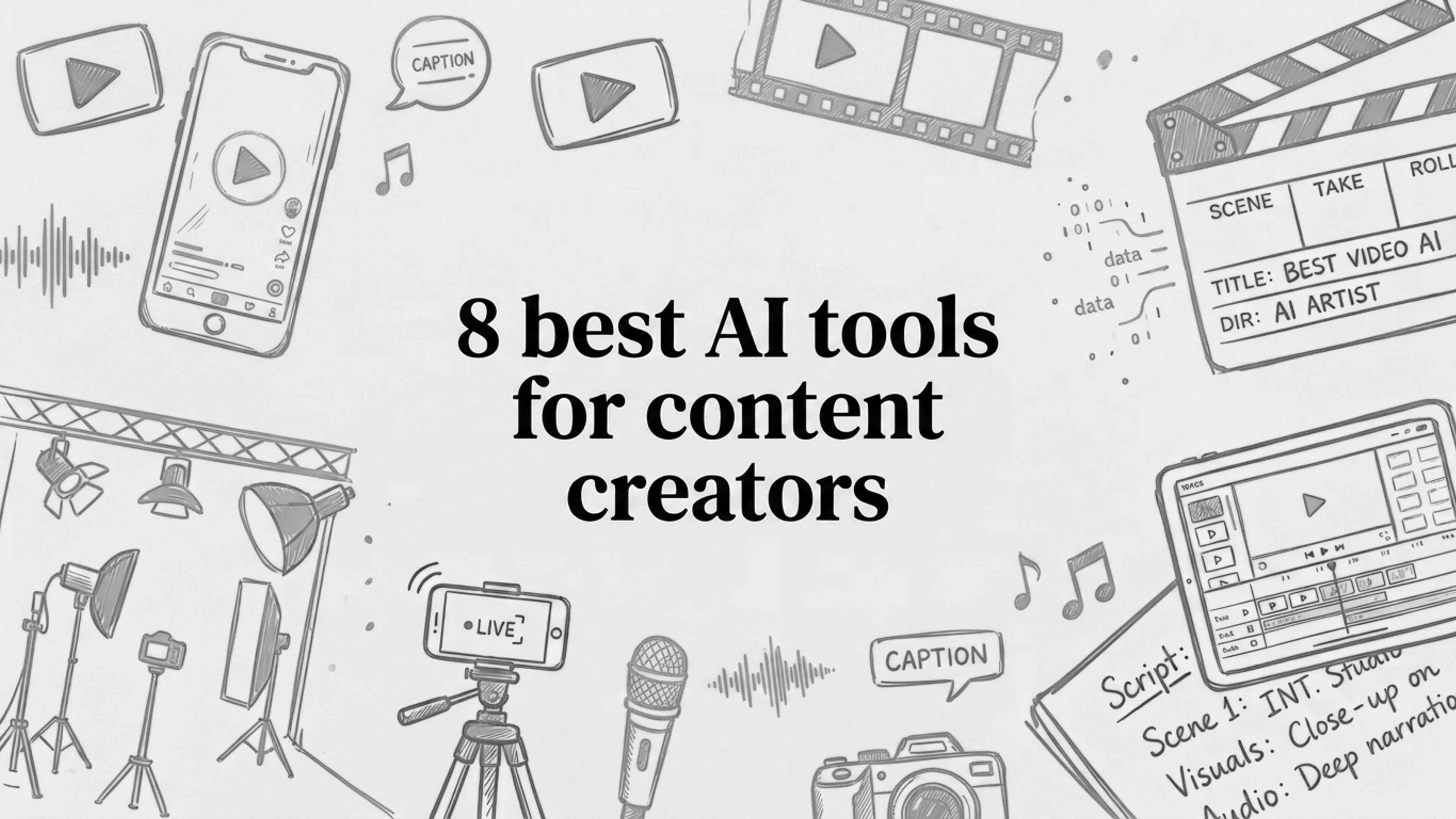 Picture of 8 best AI tools for content creators in 2026 article