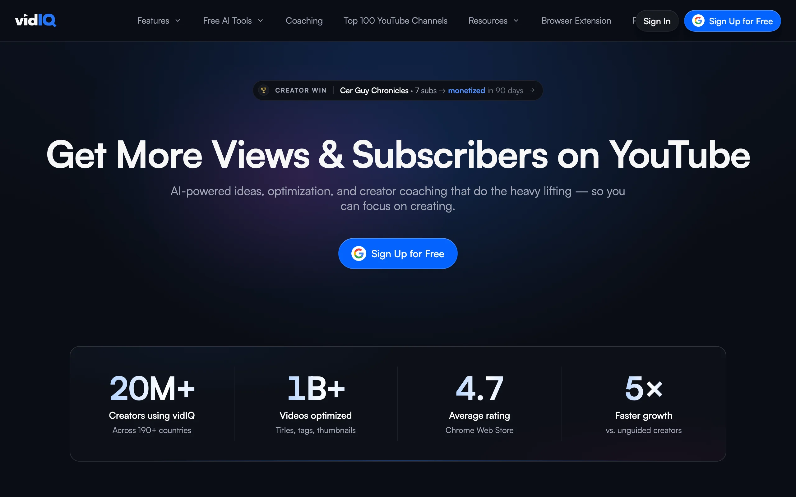 Faceless YouTube Channel Tools with VidIQ
