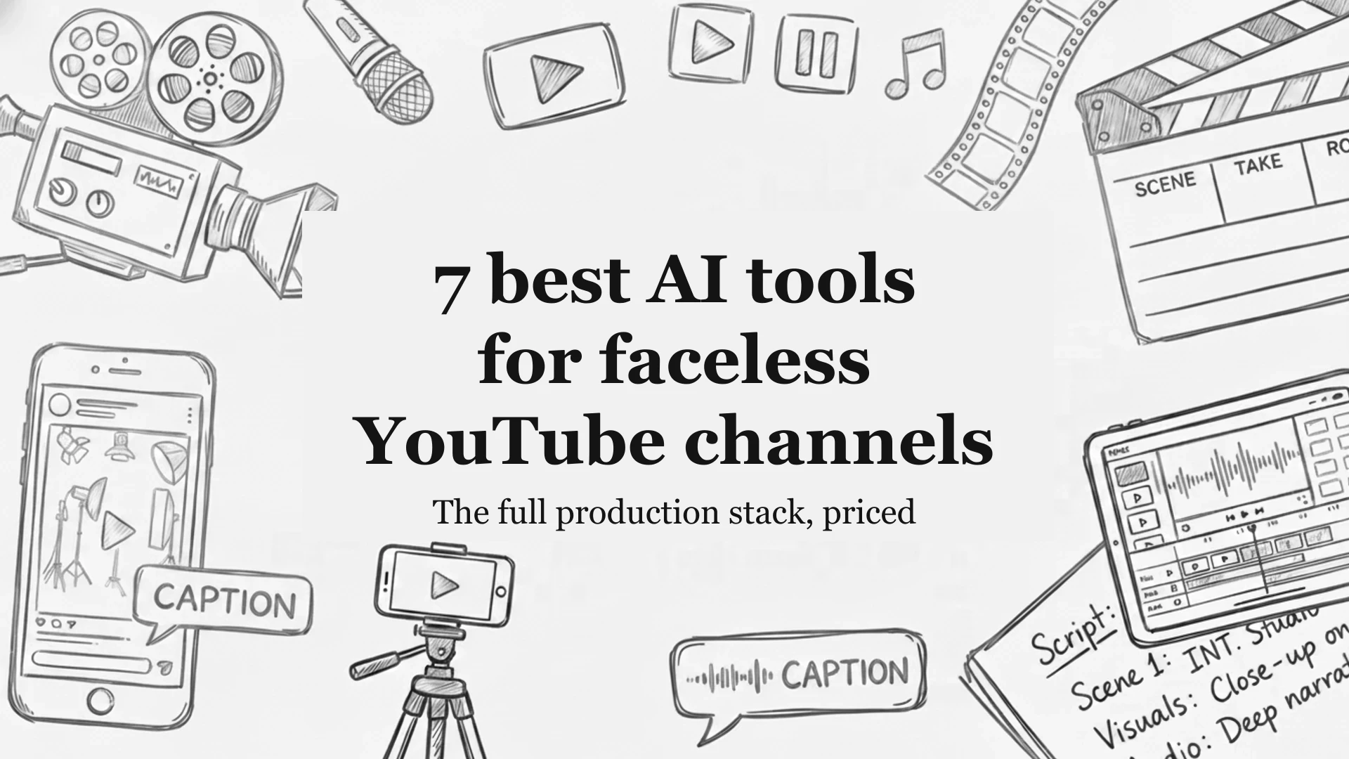 Picture of 7 best AI tools for faceless YouTube channels in 2026 article