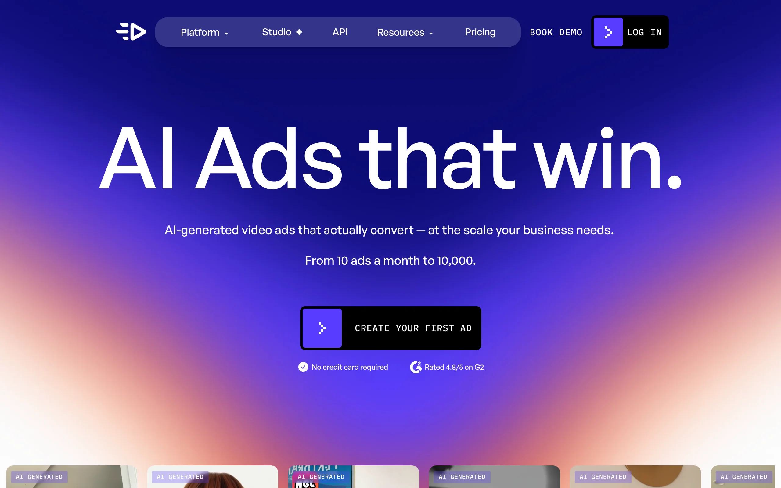 AI UGC Ad Generator with Creatify