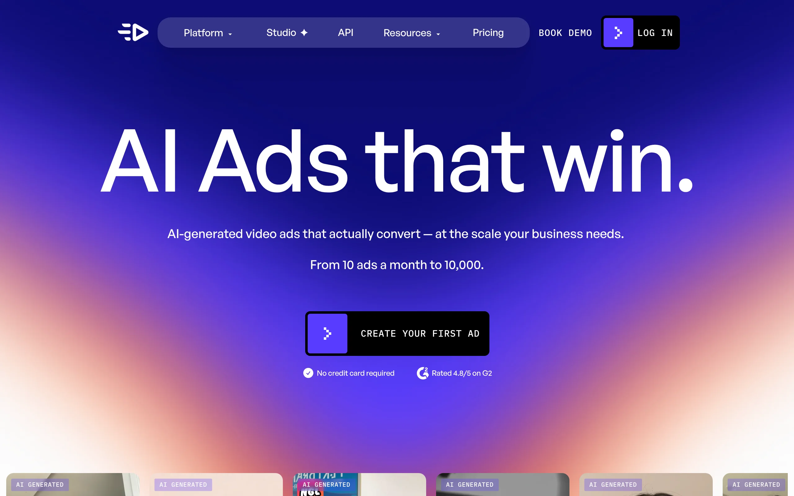 AI UGC Ad Generator with Creatify