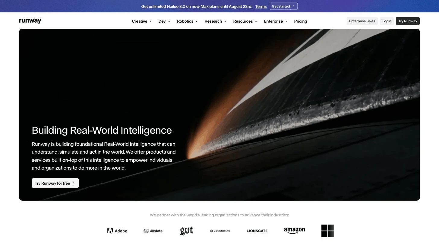 AI Video Generator for Agencies with Runway