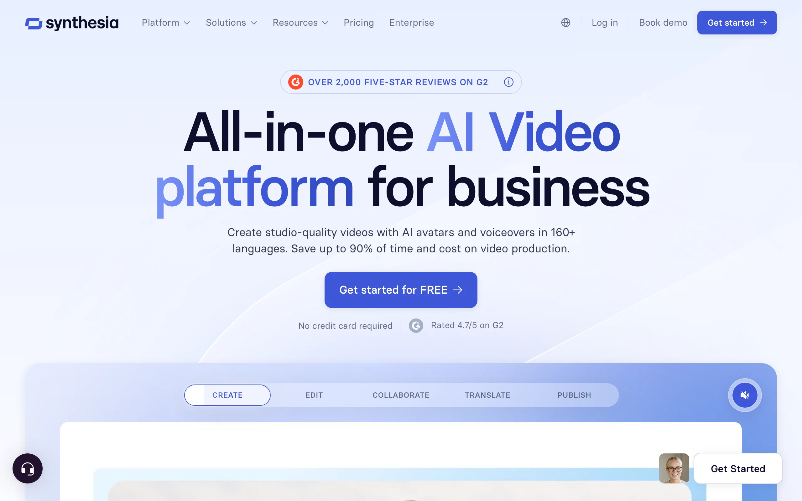 AI Video Generator for Agencies with Synthesia