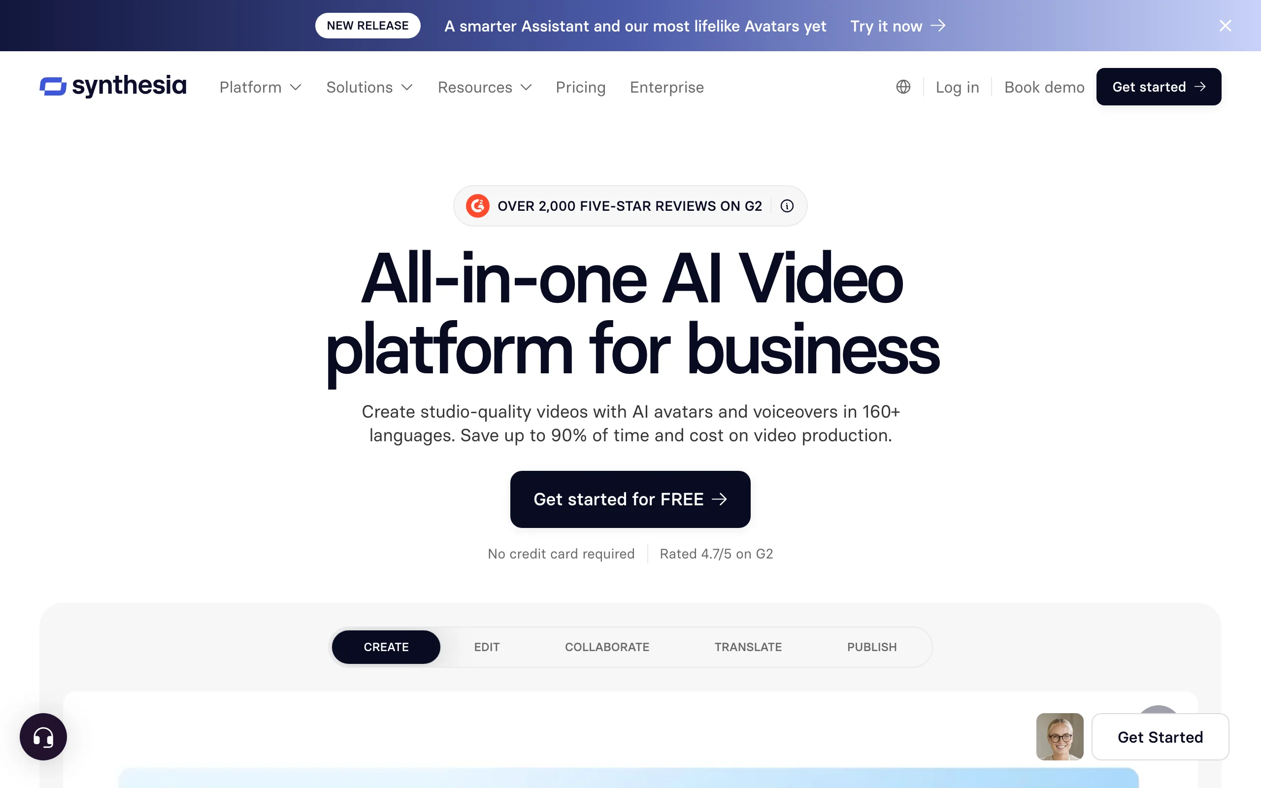 AI Video Generator for Long Videos with Synthesia