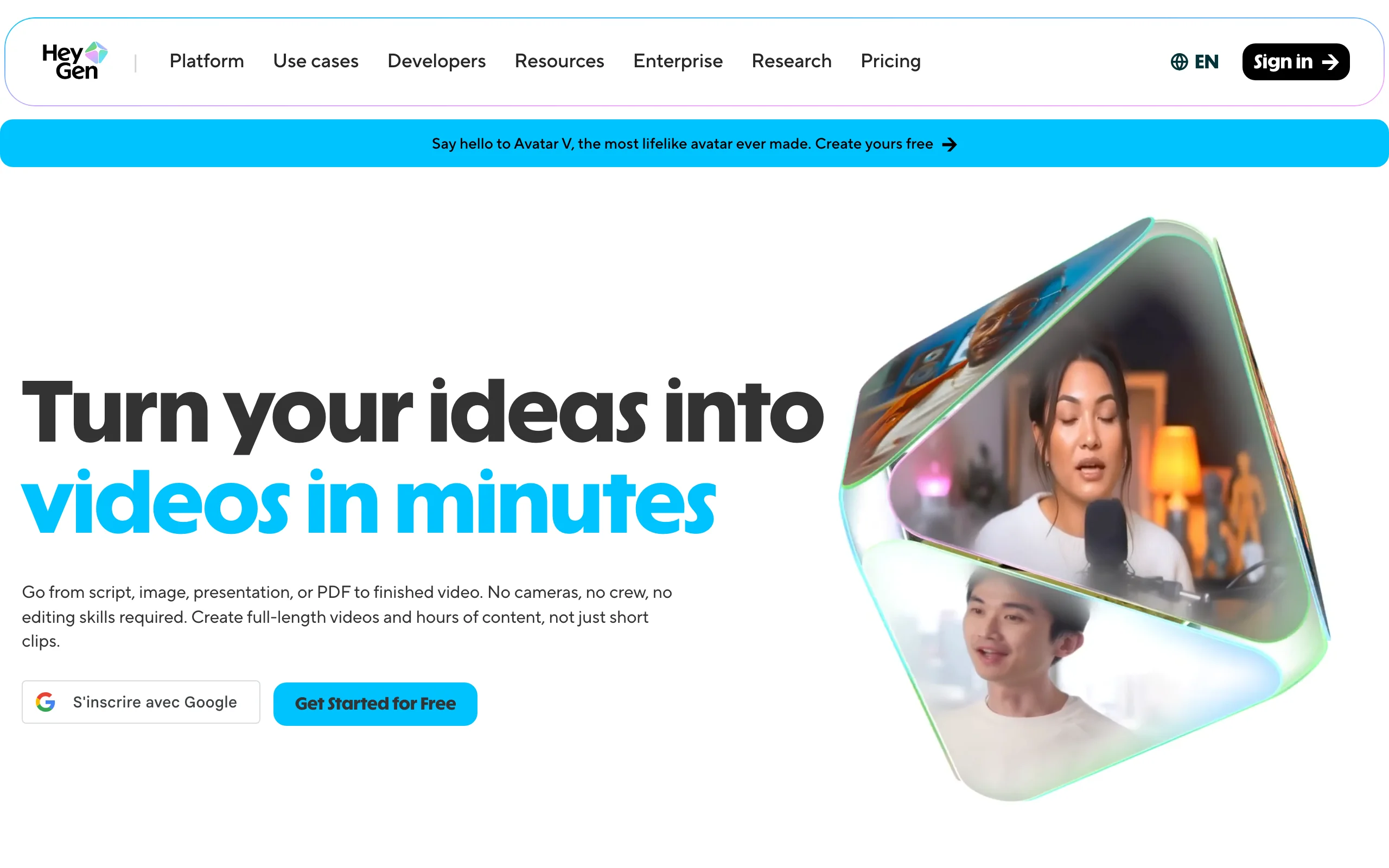 AI Video Generator with HeyGen