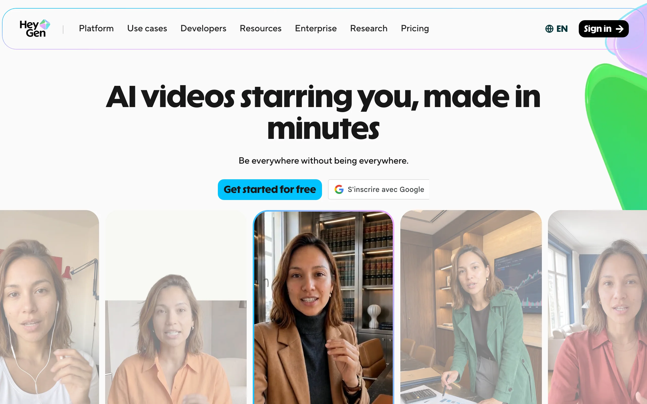 AI Video Generator with HeyGen