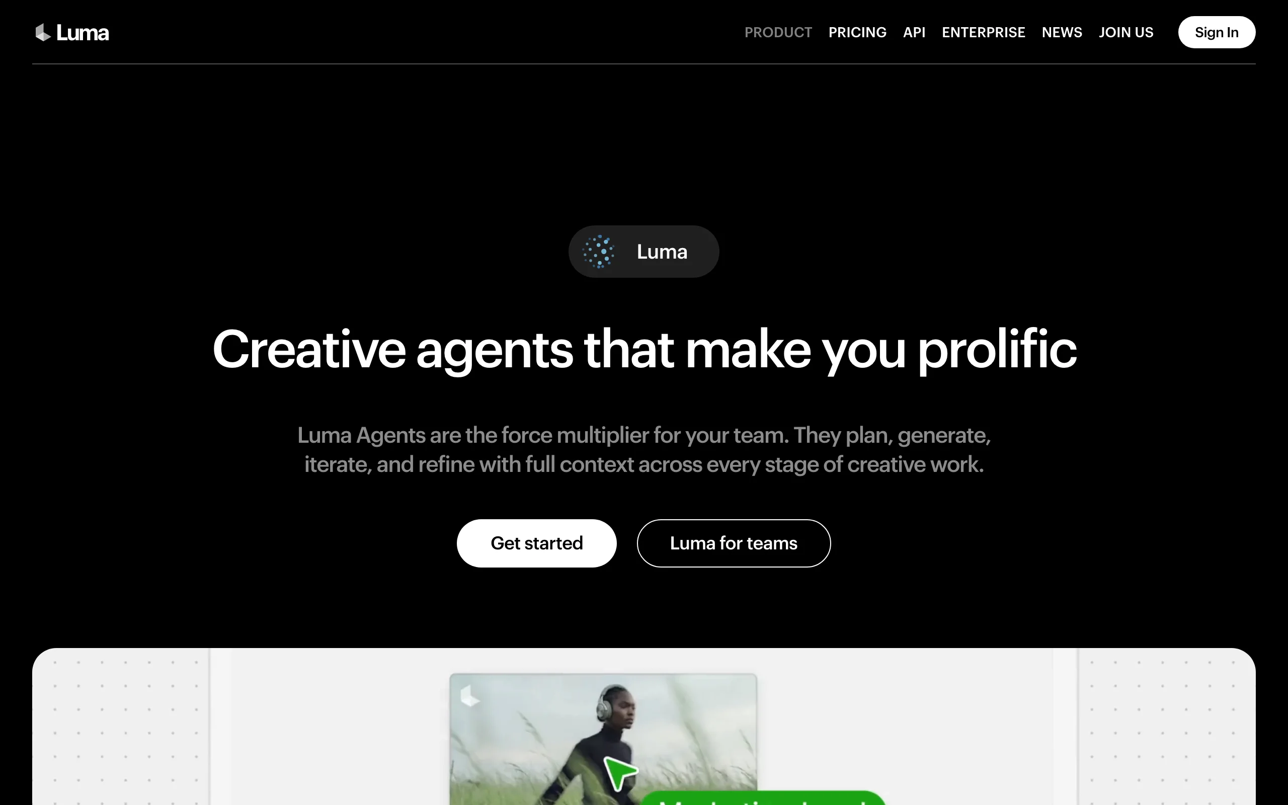 AI Video Generator with Luma