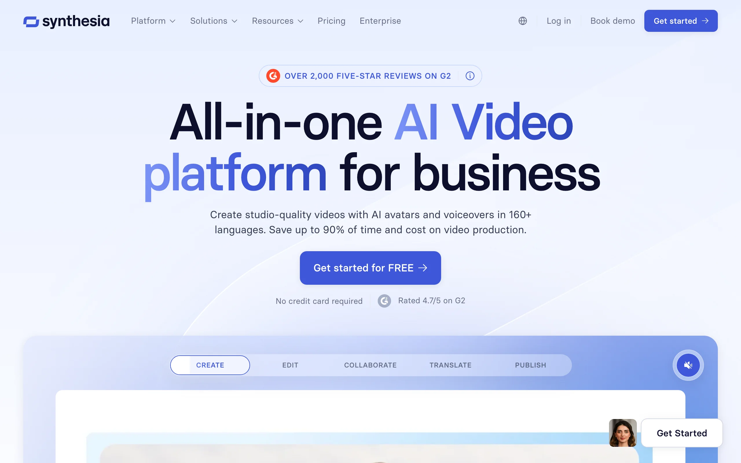 AI Video Generator with Synthesia