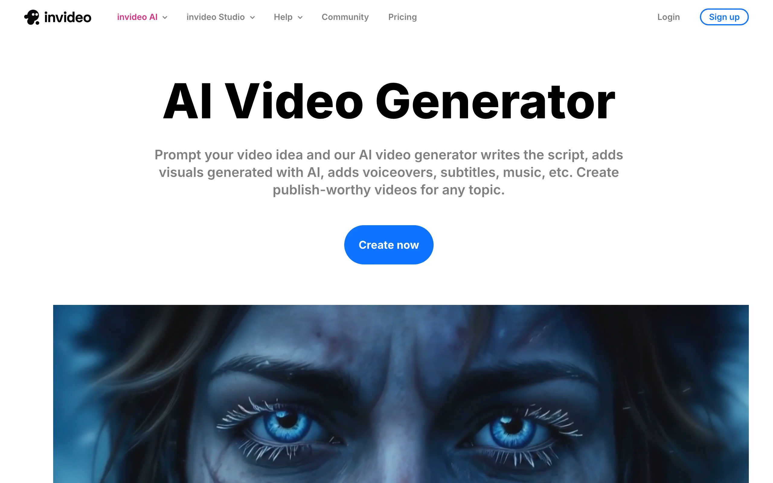 Faceless AI Video Generator with InVideo AI