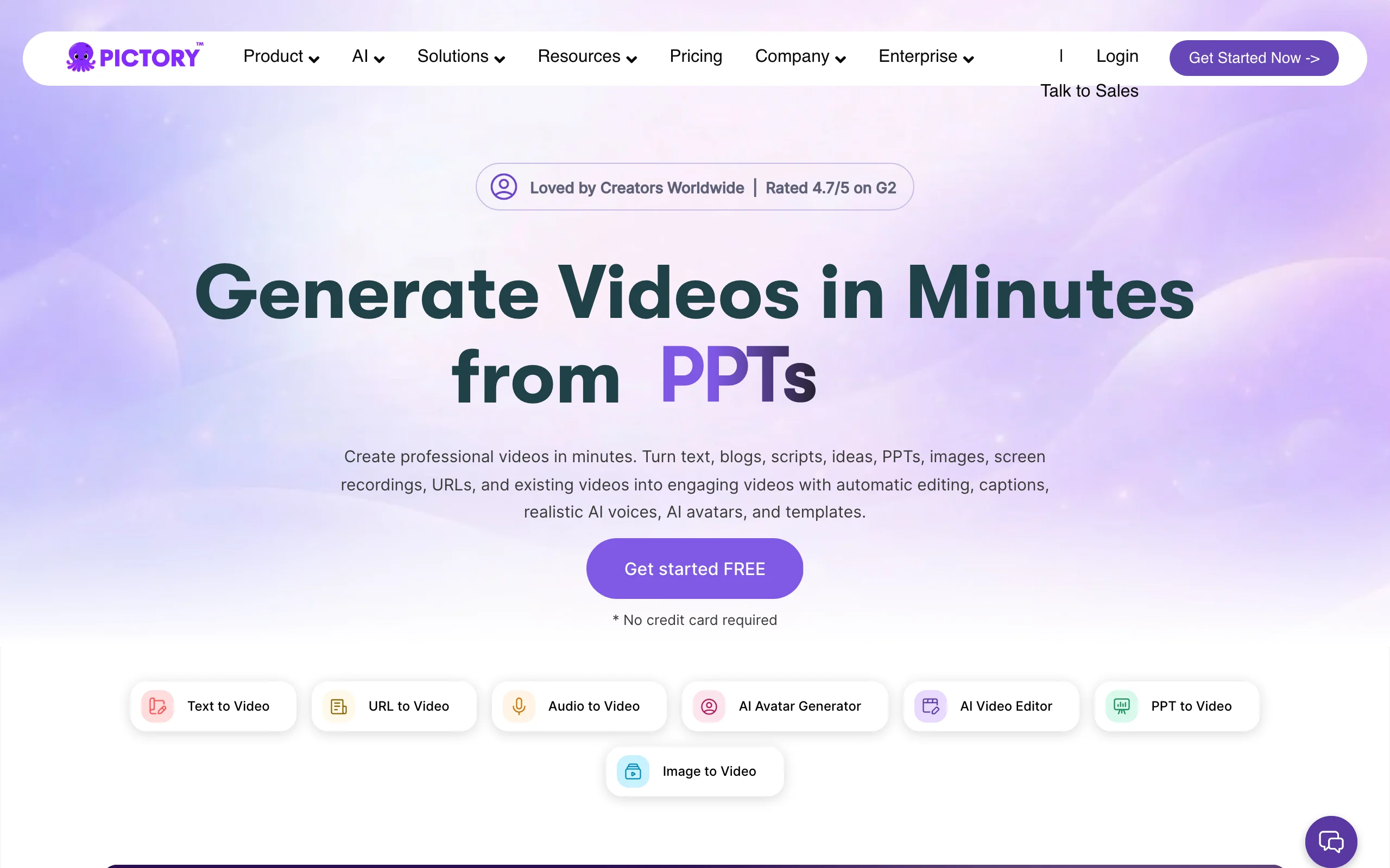Faceless AI Video Generator with Pictory