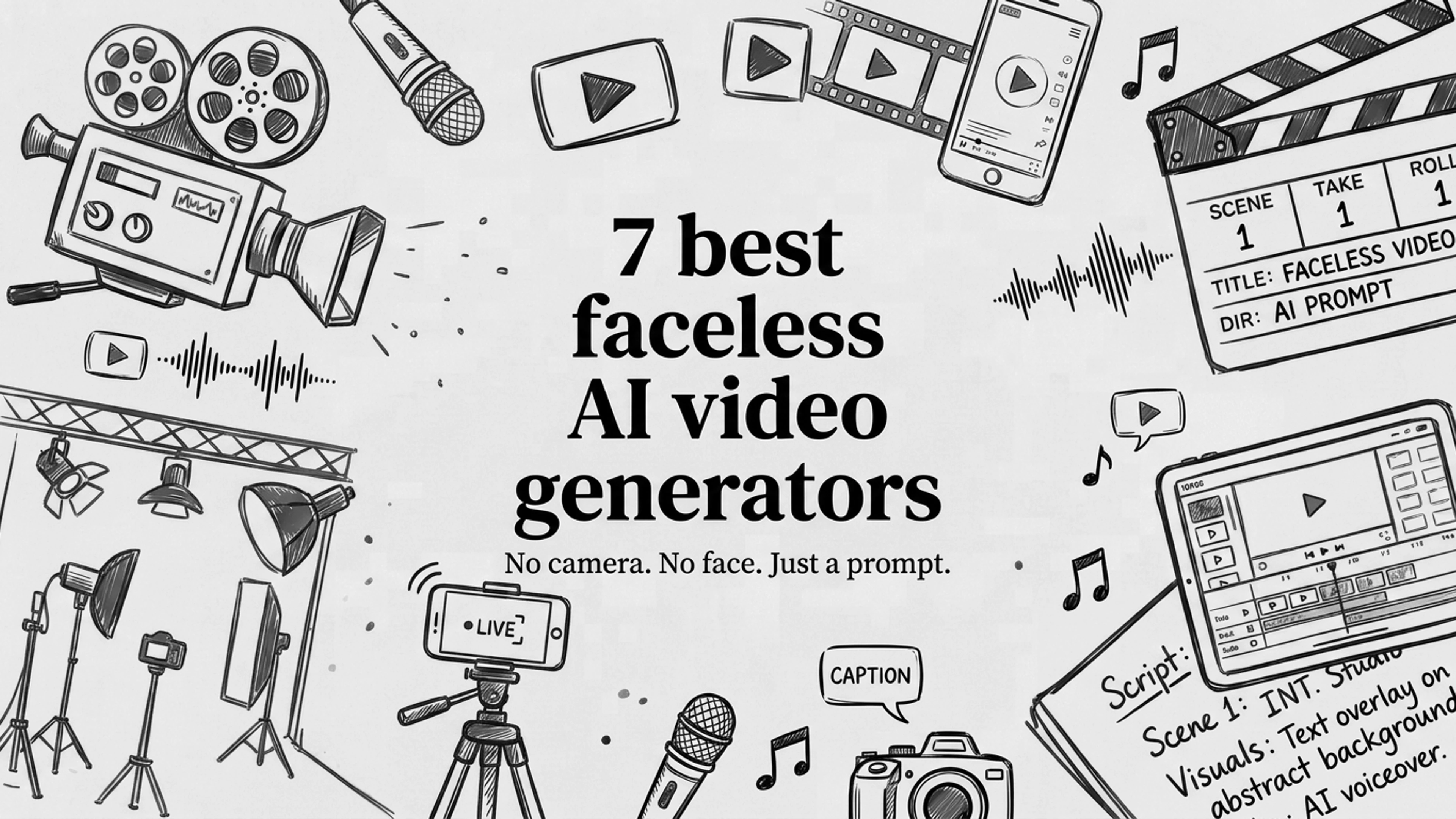 Picture of 7 best faceless AI video generators in 2026 article