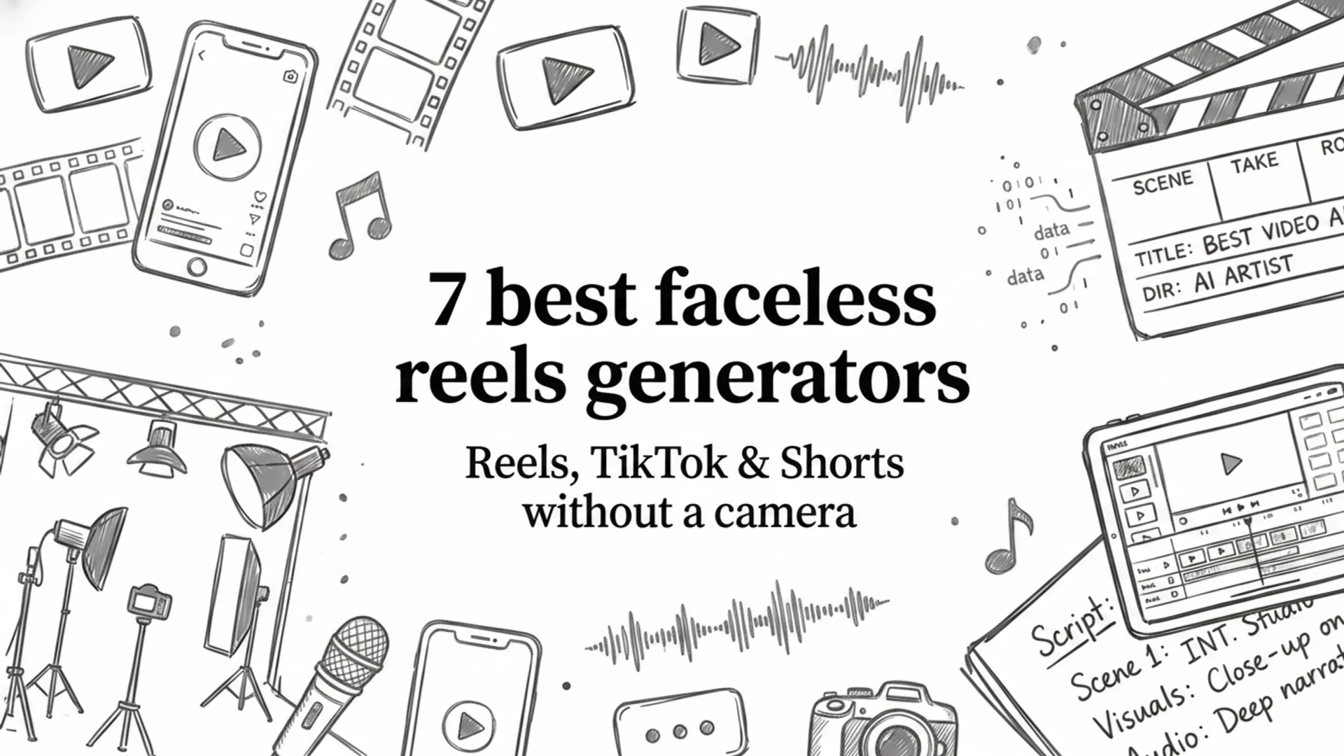 Picture of 7 best faceless reels generators in 2026 article