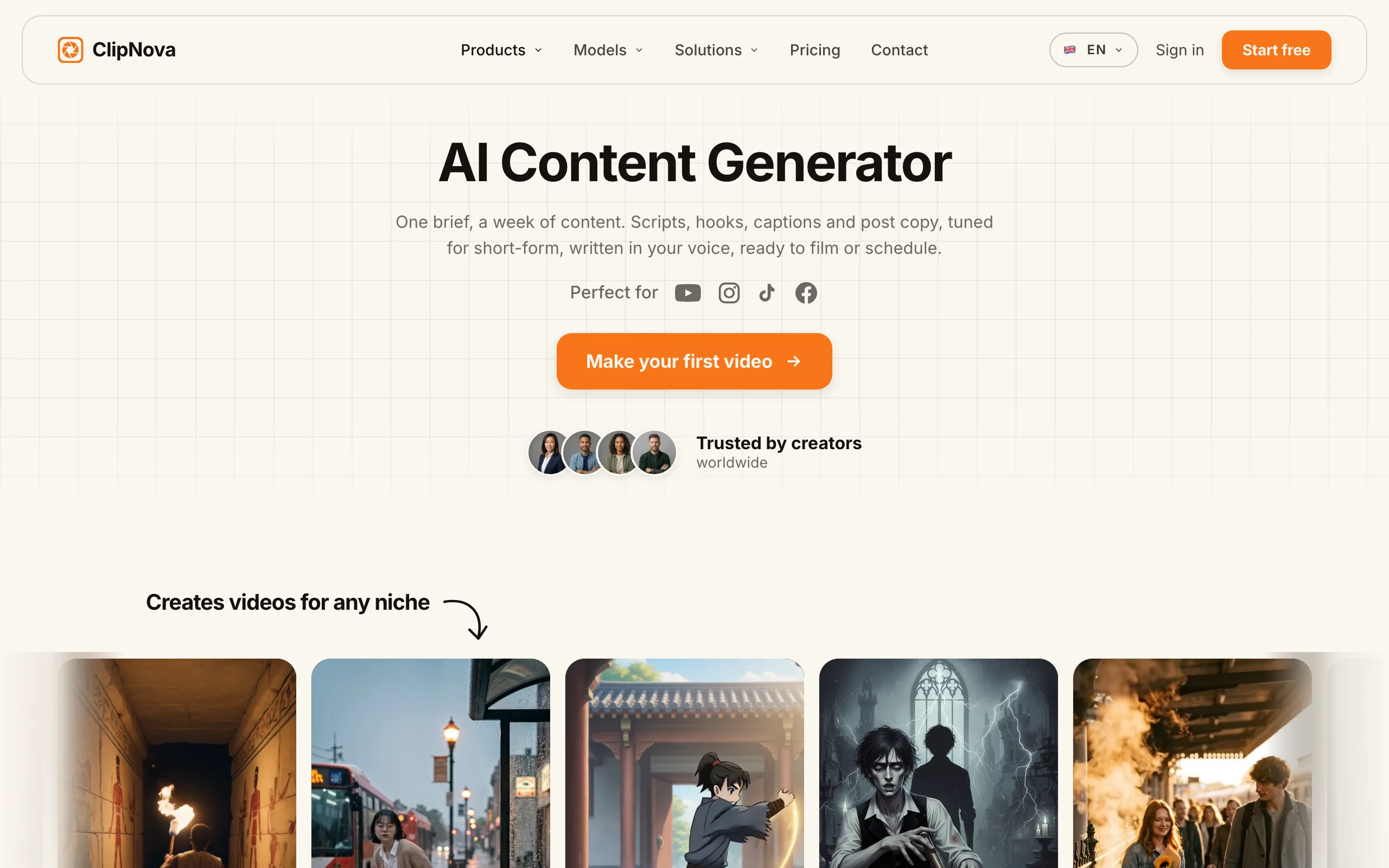 Blog to Video AI with ClipNova