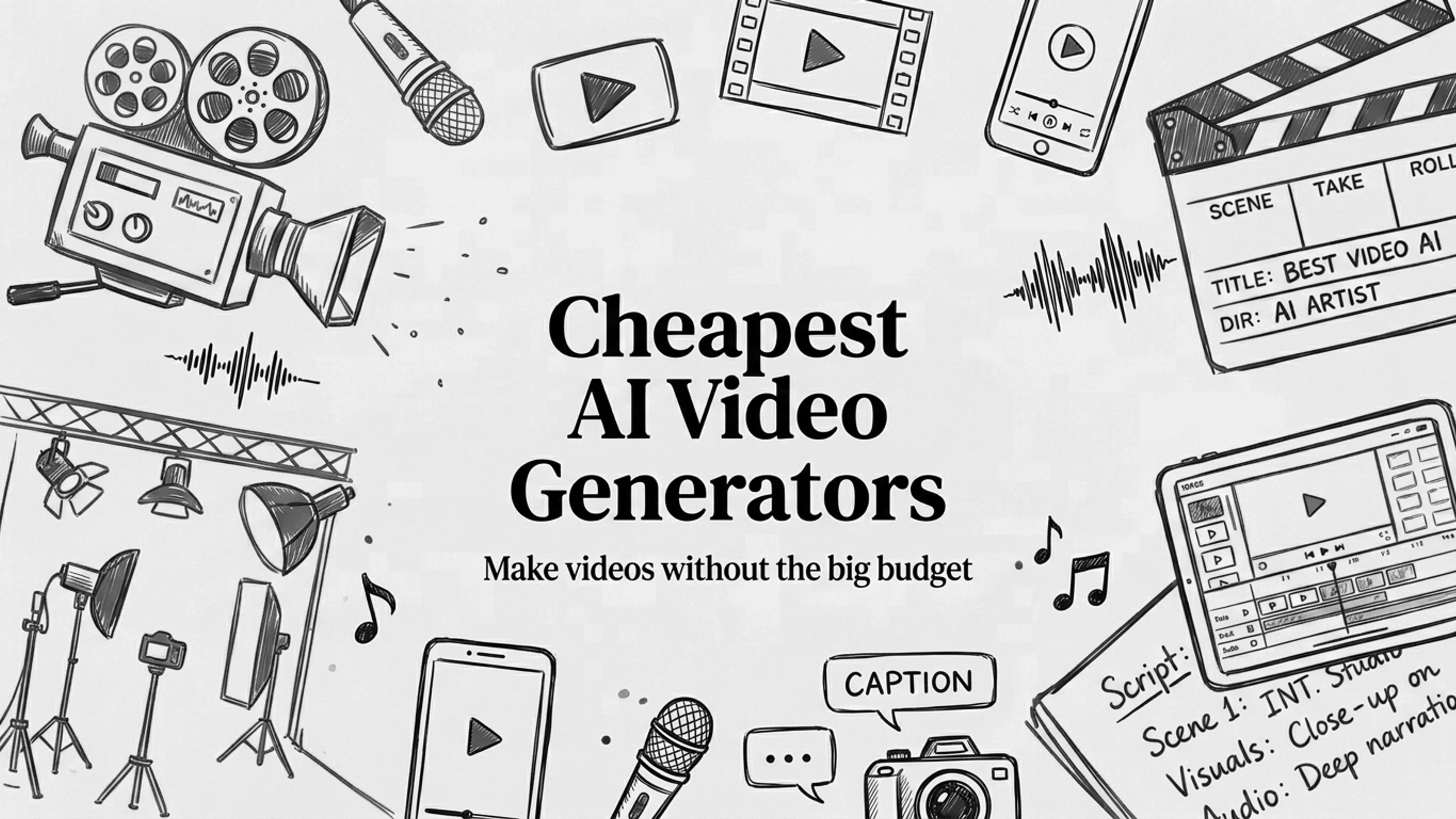 Picture of 6 Cheapest AI Video Generators in 2026 article