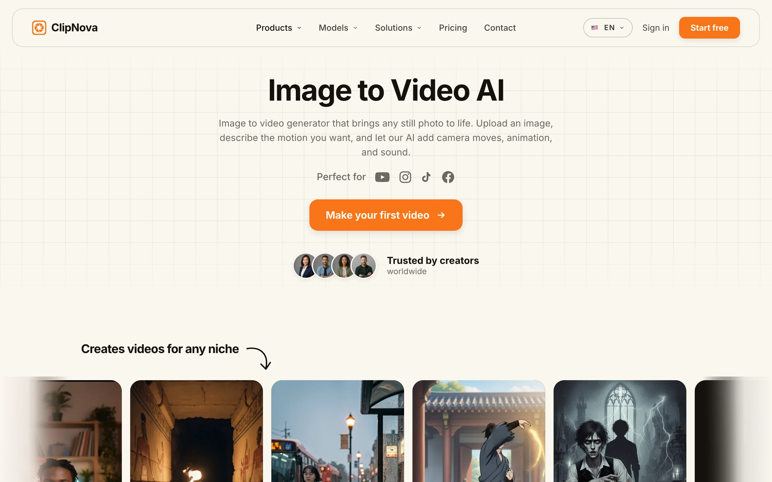 How To Turn A Photo Into A Video with ClipNova